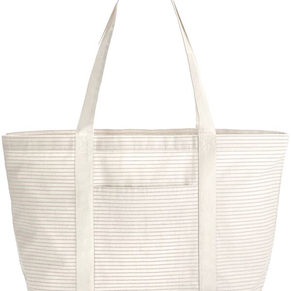 Westford Mill Striped Organic Cotton Shopper Thumbnail