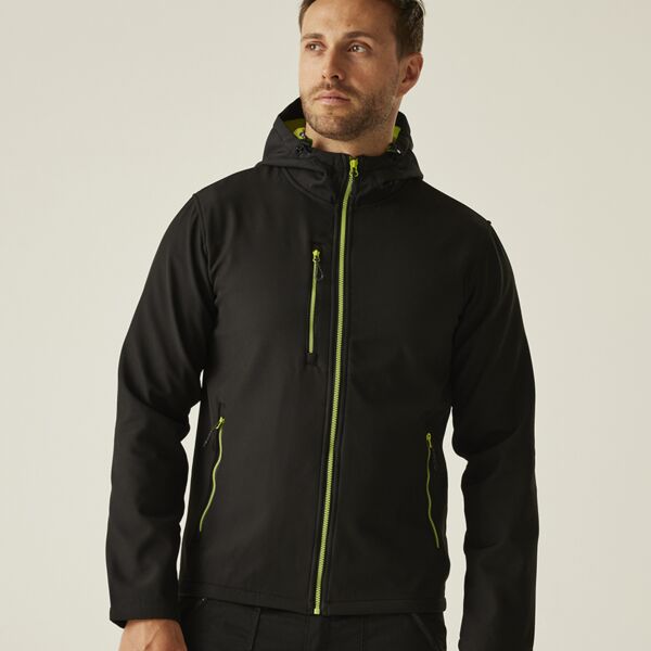 Regatta Navigate Two Layer Hooded Soft Shell Jacket Thumbnail