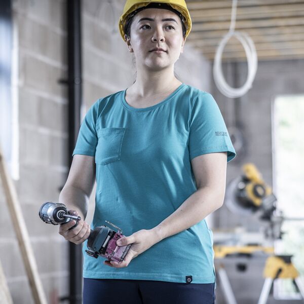 Regatta Ladies Ada Cotton Stretch T-Shirt Thumbnail