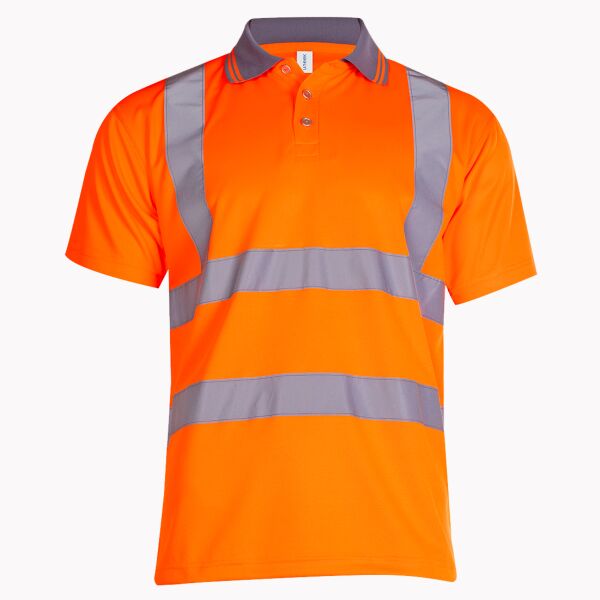 Hi Vis Short Sleeve Polo Shirt Thumbnail
