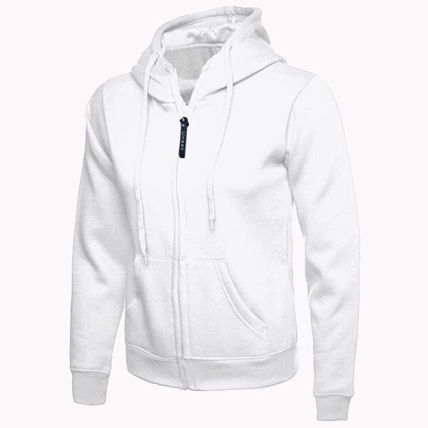 Ladies Classic Full Zip Hooded Sweatshirt Thumbnail
