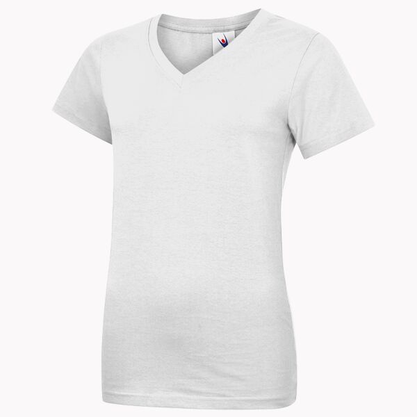 Ladies Classic V-Neck T-Shirt Thumbnail
