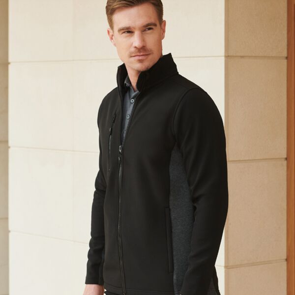 Henbury Henbury Unisex Contrast Soft Shell Jacket H835 Henbury Unisex Contrast Soft Shell Jacket Thumbnail
