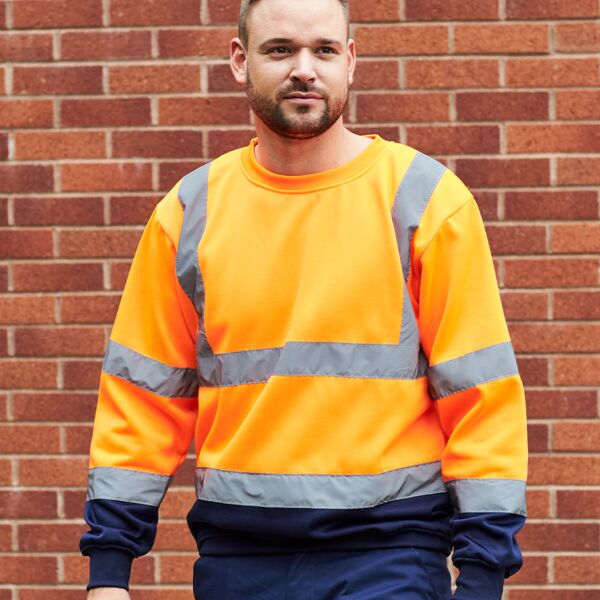 Portwest Hi-Vis Two Tone Sweatshirt Thumbnail