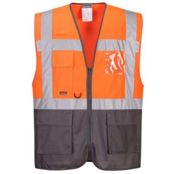 Warsaw Hi-Vis Contrast Executive Vest  Thumbnail