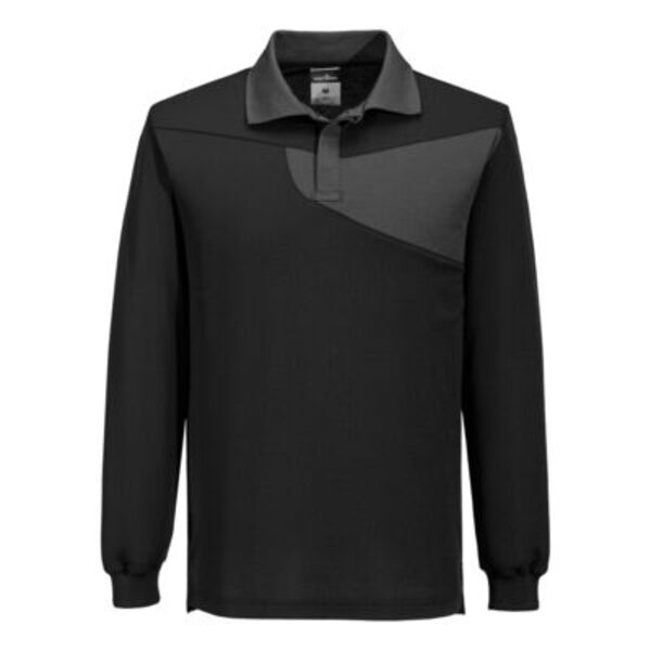PW2 Cotton Comfort Polo Shirt L/S Thumbnail